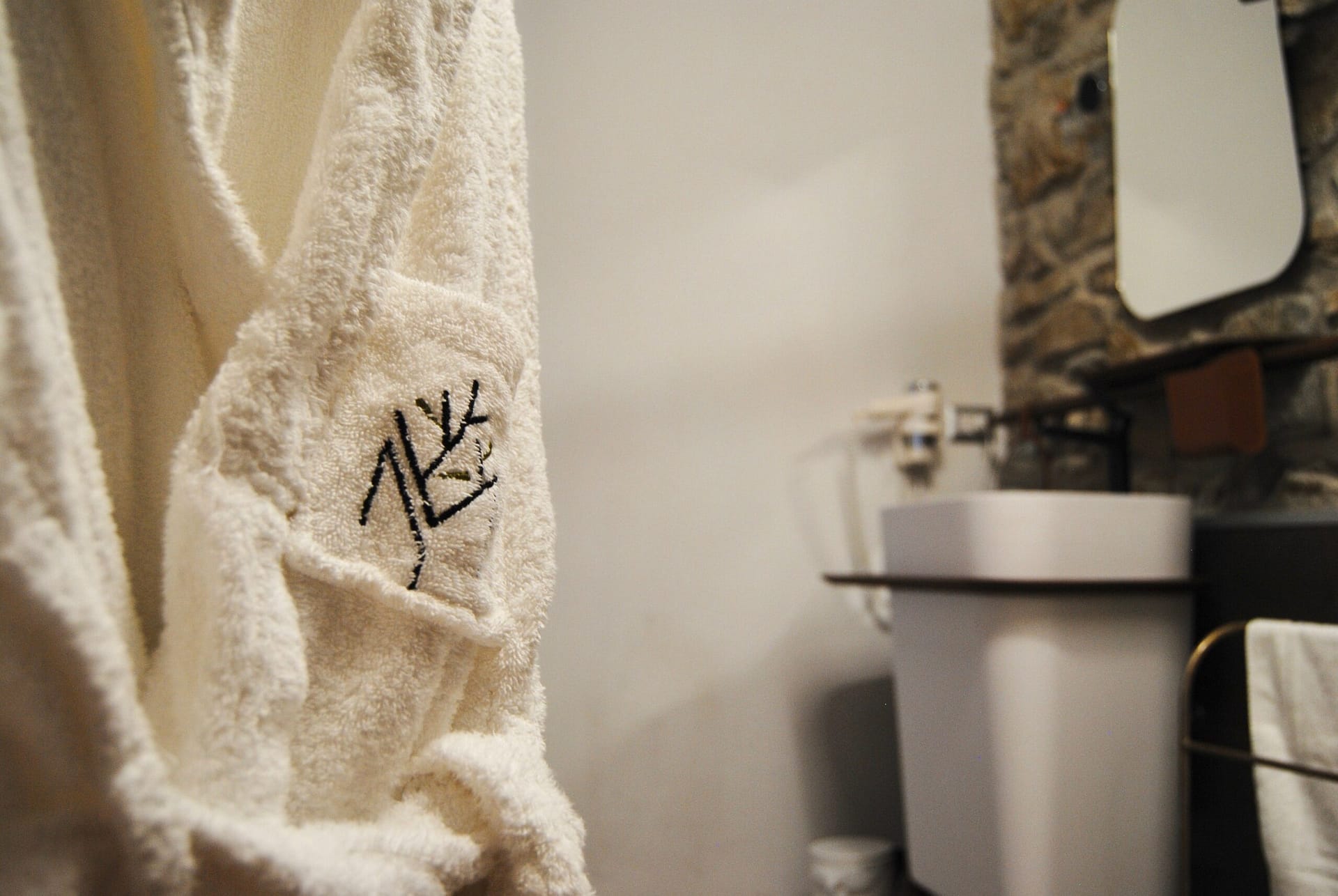 Bathrooms at VIN Hotel - Wine Hotel Tuscany
